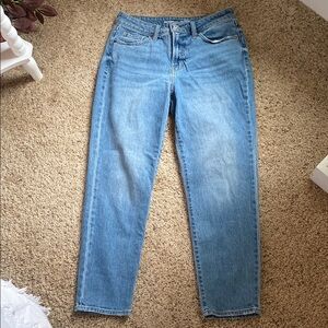 Blue Straight Leg Jeans